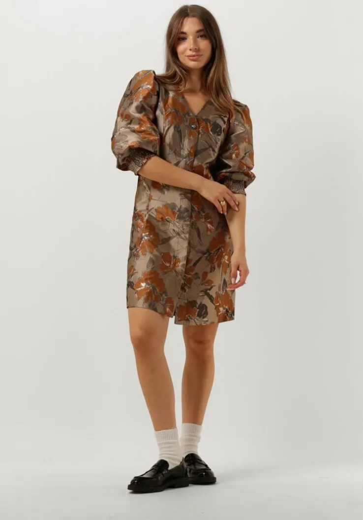 gouden bruuns bazaar mini jurk whirling amaru dress