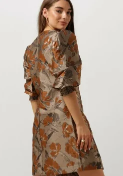 gouden bruuns bazaar mini jurk whirling amaru dress