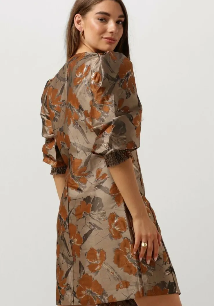 gouden bruuns bazaar mini jurk whirling amaru dress