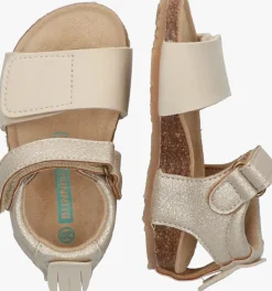 gouden bunniesjr platte sandalen britt beach