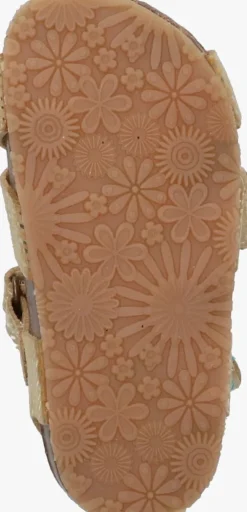 gouden bunniesjr platte sandalen bibi beach