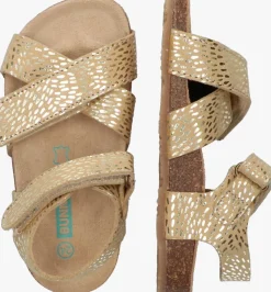 gouden bunniesjr platte sandalen bibi beach