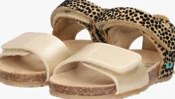 gouden bunniesjr platte sandalen britt beach