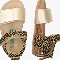 gouden bunniesjr platte sandalen britt beach