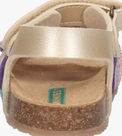 gouden bunniesjr platte sandalen babs beach