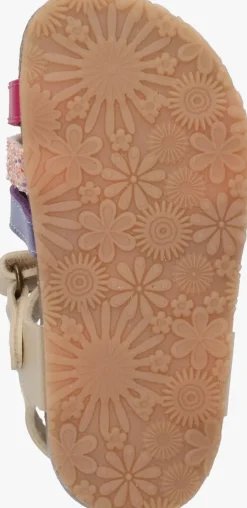 gouden bunniesjr platte sandalen babs beach