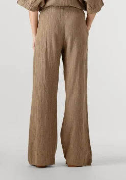 gouden by-bar wijde broek benji lurex pant