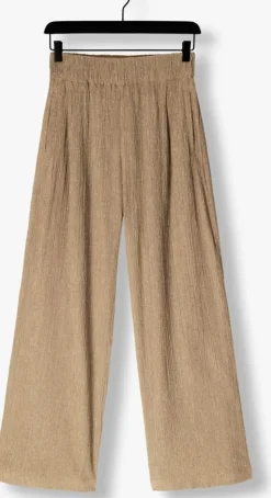 gouden by-bar wijde broek benji lurex pant