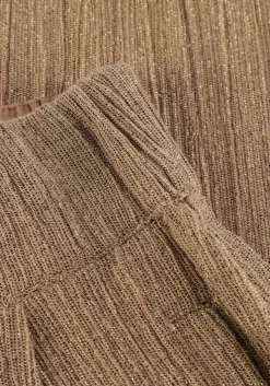 gouden by-bar wijde broek benji lurex pant