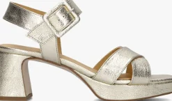 gouden ctwlk sandalen met hak amouch