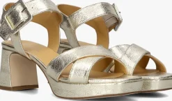 gouden ctwlk sandalen met hak amouch