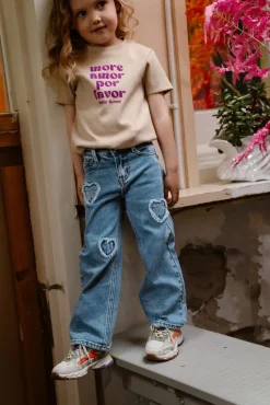 gouden daily7 t-shirt t-shirt glitter