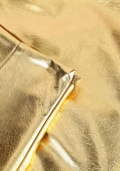 gouden edited minirok marjane skirt