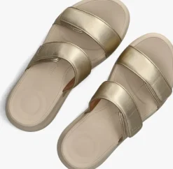 gouden fitflop platte sandalen iw2