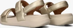 gouden fitflop platte sandalen iv9