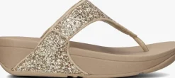 gouden fitflop teenslippers lulu glitter toe-post