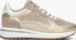 gouden floris van bommel lage sneakers sfw-10109