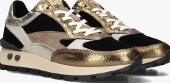 gouden floris van bommel sneakers sfw-10098 blokki