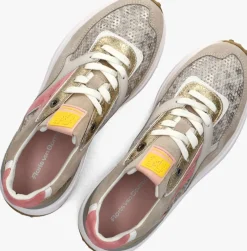 gouden floris van bommel lage sneakers sfw-10128