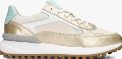 gouden floris van bommel lage sneakers sfw-10099