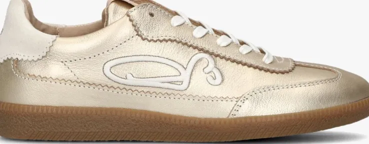 gouden fred de la bretoniere lage sneakers pearl sign