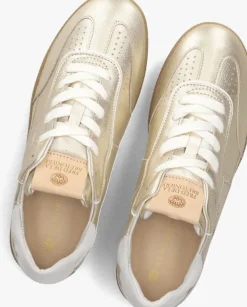 gouden fred de la bretoniere lage sneakers pearl reza