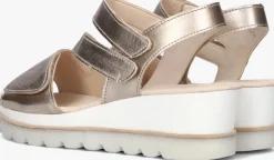 gouden gabor sandalen 640.1