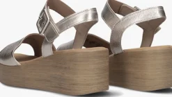 gouden gabor sandalen met hak 531