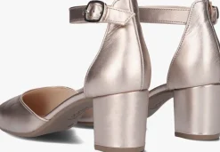 gouden gabor sandalen met hak 340