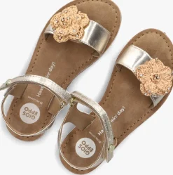 gouden gioseppo platte sandalen buchanan