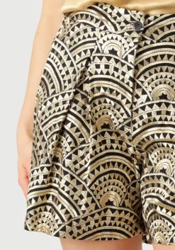 gouden greek archaic kori korte broek 310402