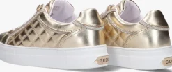 gouden guess lage sneakers gratea