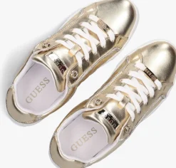 gouden guess lage sneakers gratea