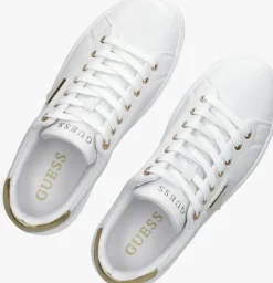 gouden guess lage sneakers denesa