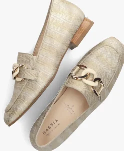 gouden hassia loafers napoli ketting