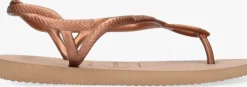 gouden havaianas teenslippers kids luna