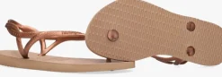 gouden havaianas teenslippers kids luna