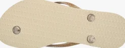 gouden havaianas teenslippers kids slim glitter ii
