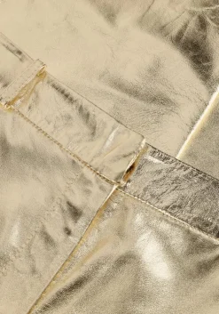 gouden ibana pantalon perfecta metallic
