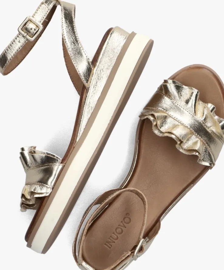 gouden inuovo sandalen 113061