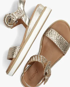 gouden inuovo sandalen 113031