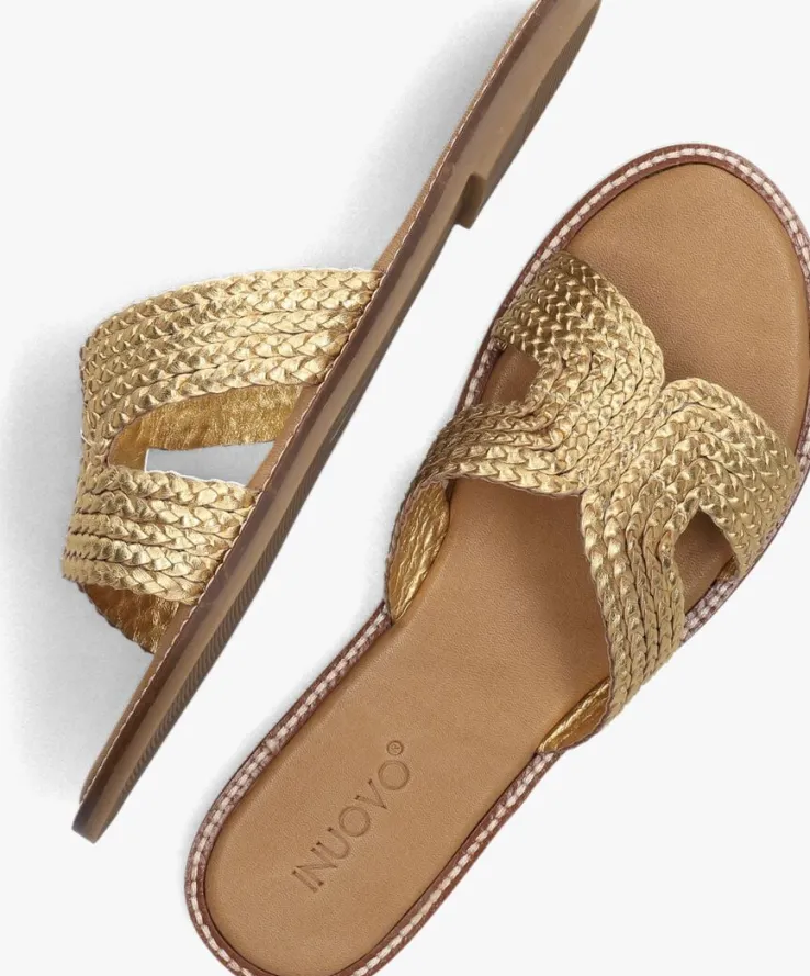 gouden inuovo slippers b09015