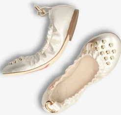 gouden jan jansen ballerina's belle bubbles