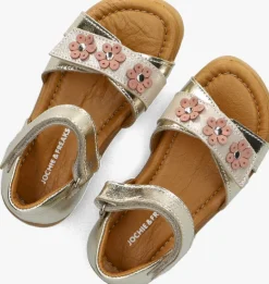 gouden jochie & freaks platte sandalen coby