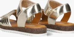 gouden jochie & freaks platte sandalen daisy