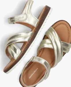 gouden jochie & freaks sandalen blossom