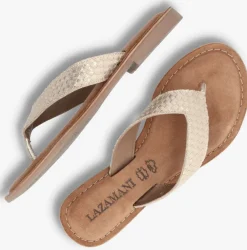 gouden lazamani teenslippers 75.806