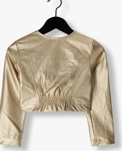 gouden like flo jack flo leahter jacket
