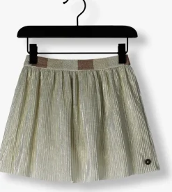 gouden like flo minirok sara plisse skirt
