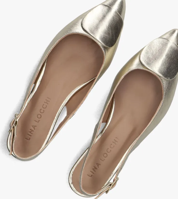 gouden lina locchi slingbacks 010-60